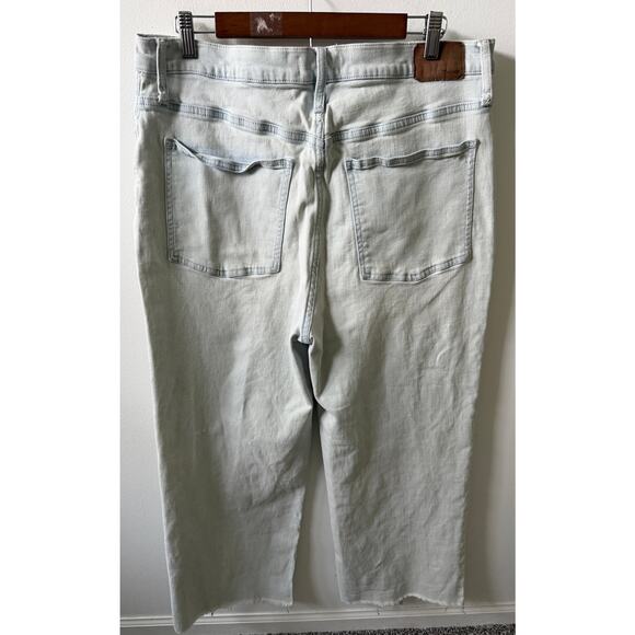 Madewell The Perfect Vintage Wide Leg Cropped Jean women's size 32 - Picture 2 of 8